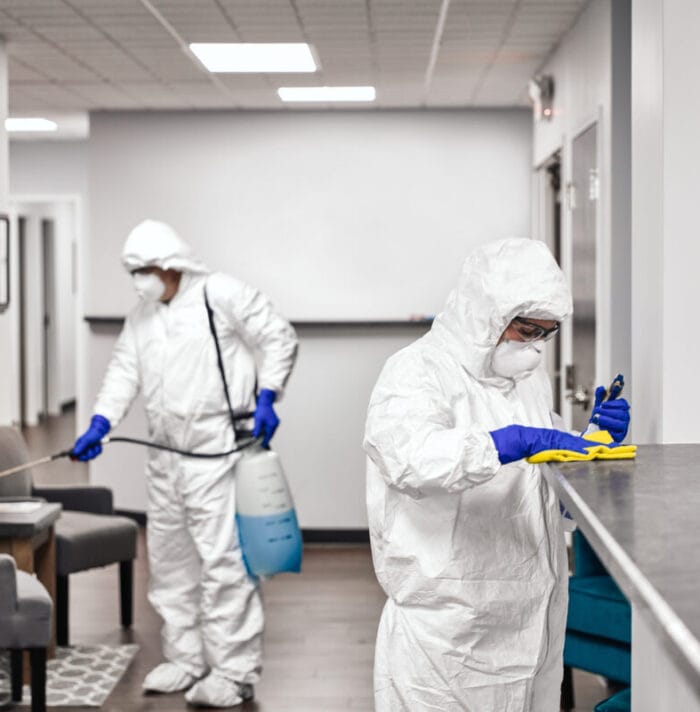 Cleaning And Disinfecting Office